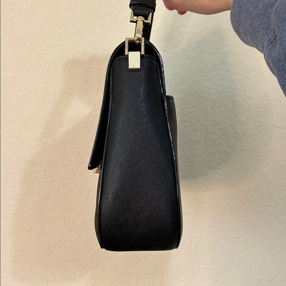 Kate Spade Heritage Make It Mine Byrdie Crossbody Black Saffiano Leather - Picture 4 of 17